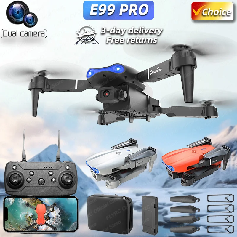 Drone Camera Wide Angle - มินิ E99Pro เฮลิคอปเตอร์ RC แบบพับได้ 5G