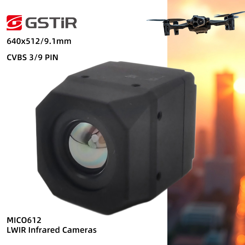 Drone Camera Thermal - โมดูลกล้องถ่ายภาพความร้อน GSTir Premium High Performance MICO612