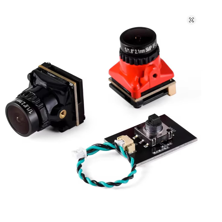 Drone Camera Wide Angle - กล้องความละเอียดสูง FPV 1800TVL พร้อมบอร์ดปรับพารามิเตอร์ OSD มุมกว้าง