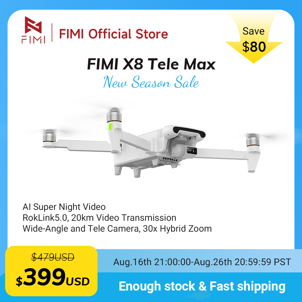 โดรน FIMI X8 Tele Max รุ่นใหม่ - Drone Camera Wide Angle บทวิจารณ์และราคา