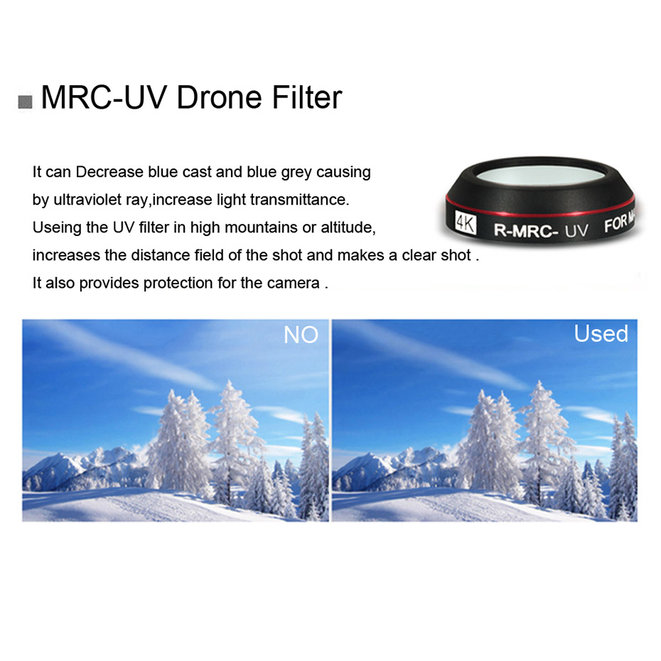 Drone Filter สำหรับ Mavic Pro  - Drone Camera Filter บทวิจารณ์และราคา