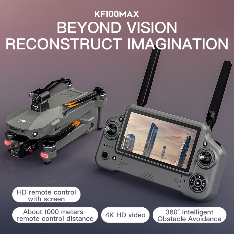 KF100 MAX GPS Drone 4K กล้อง 3 - Drone Camera With Gimbal บทวิจารณ์และราคา