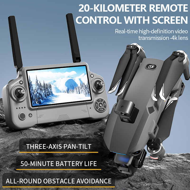 โดรนกล้องคู่ 8K รุ่นใหม่ ปี 20 - Drone Camera With Gimbal บทวิจารณ์และราคา
